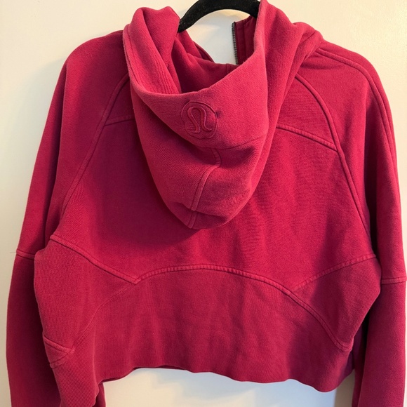 Lululemon Cropped Half Zip Scuba Size M/L - Picture 2 of 5